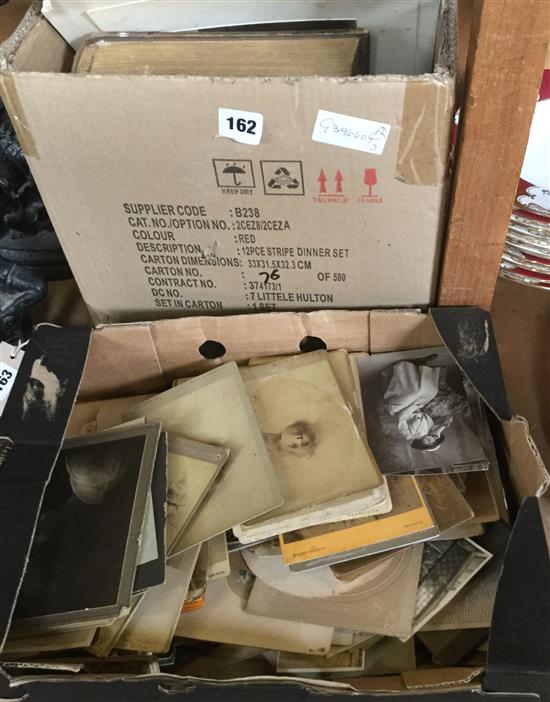 2 boxes of photographs - loose & in albums